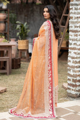 S.L 47 Zafiah | 3PC Unstitched Gulposh Luxury Lawn By Serene Premium